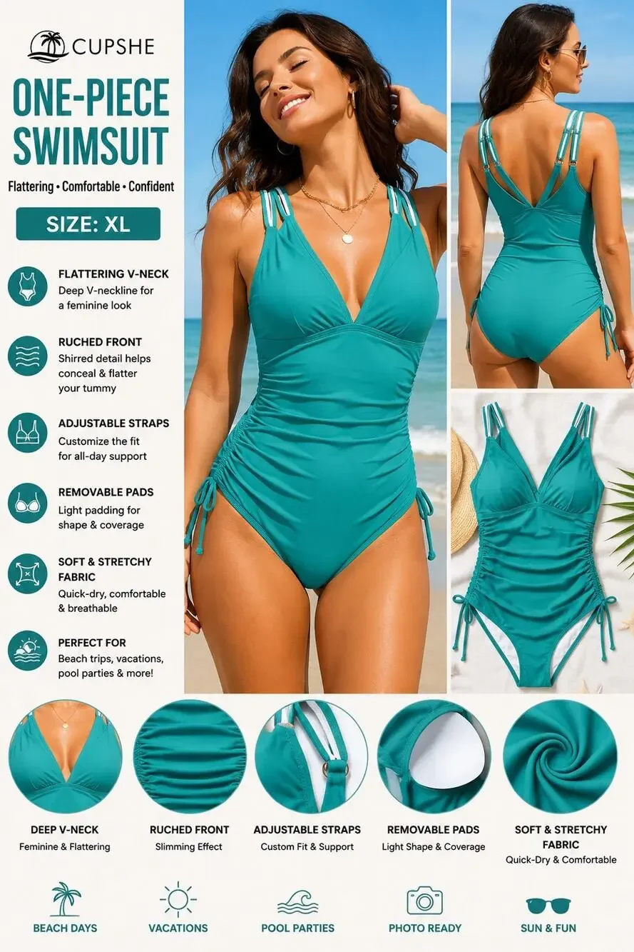 womens one piece swimsuit XL